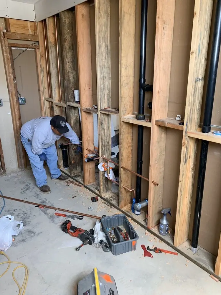 Commercial rough-in plumbing for Trenchless Sewer Repair in Davidson